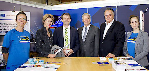 Bundesminister Hans Peter Doskozil Peter Kaiser, Landeshauptmann Kärnten Marc Fähndrich, Wirtschaftspolitischer Berater der EU-Kommission in Österreich (Fotograf: Thomas Kuhn, Fotocredit: Unique Relations)